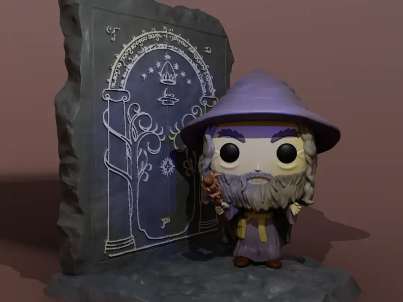 Funko Gandalf en las puertas de Moria
