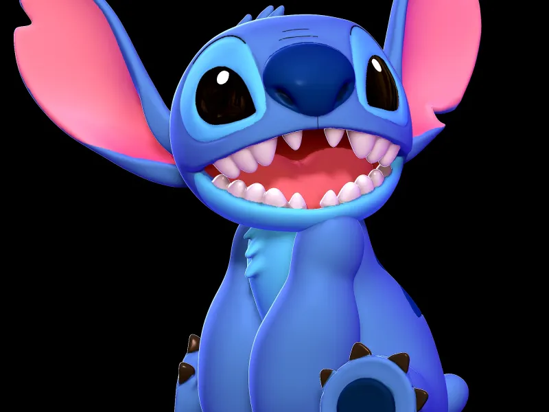 Stitch Sitting - Lilo and Stitch