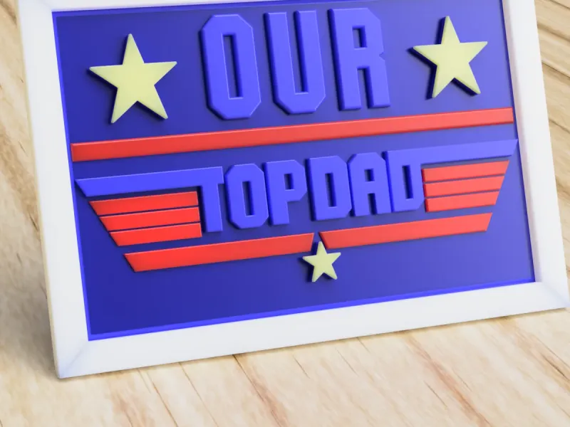 JOUW TOP GUN PAPA VOOR VADERDAG OF ELKE ANDERE DAG