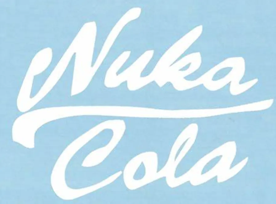 nukacola logo stencil, fallout