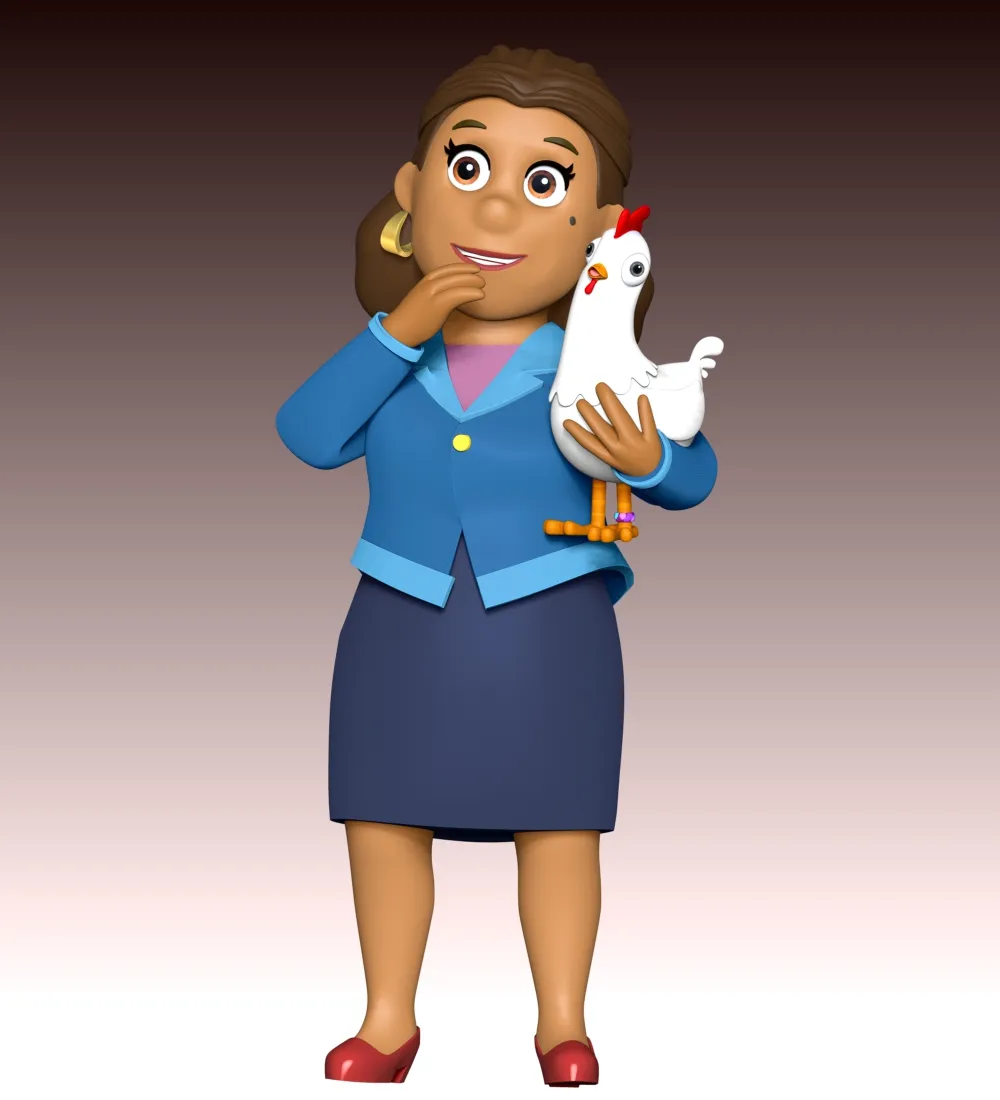 Mayor Goodway And Chickaletta - Paw Patrol