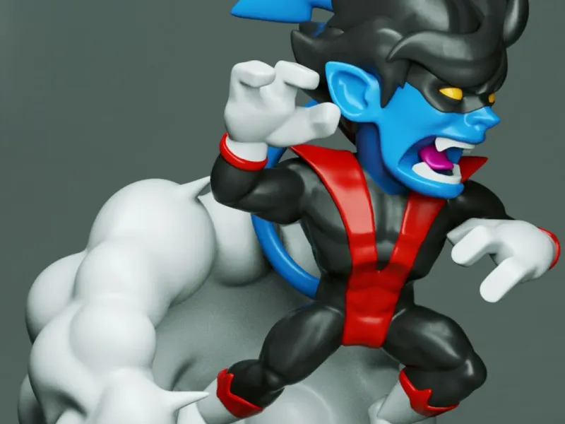Nightcrawler - Teleporting Mutant STL