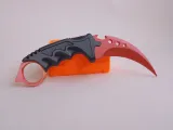 Karambit knife, 2 parts, no AMS, Counter-Strike.-5