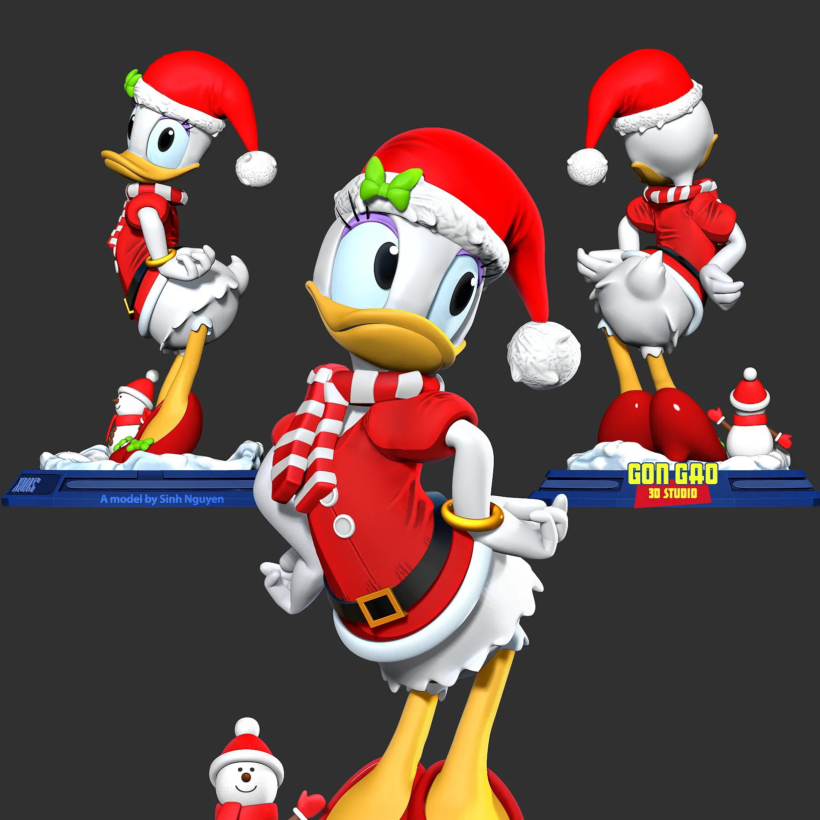 Santa Daisy Duck