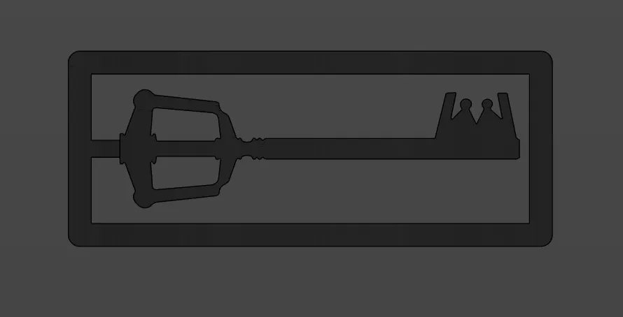 Kingdom Hearts Key Bookmark