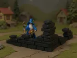 Ruined corner wall - scatter terrain-3