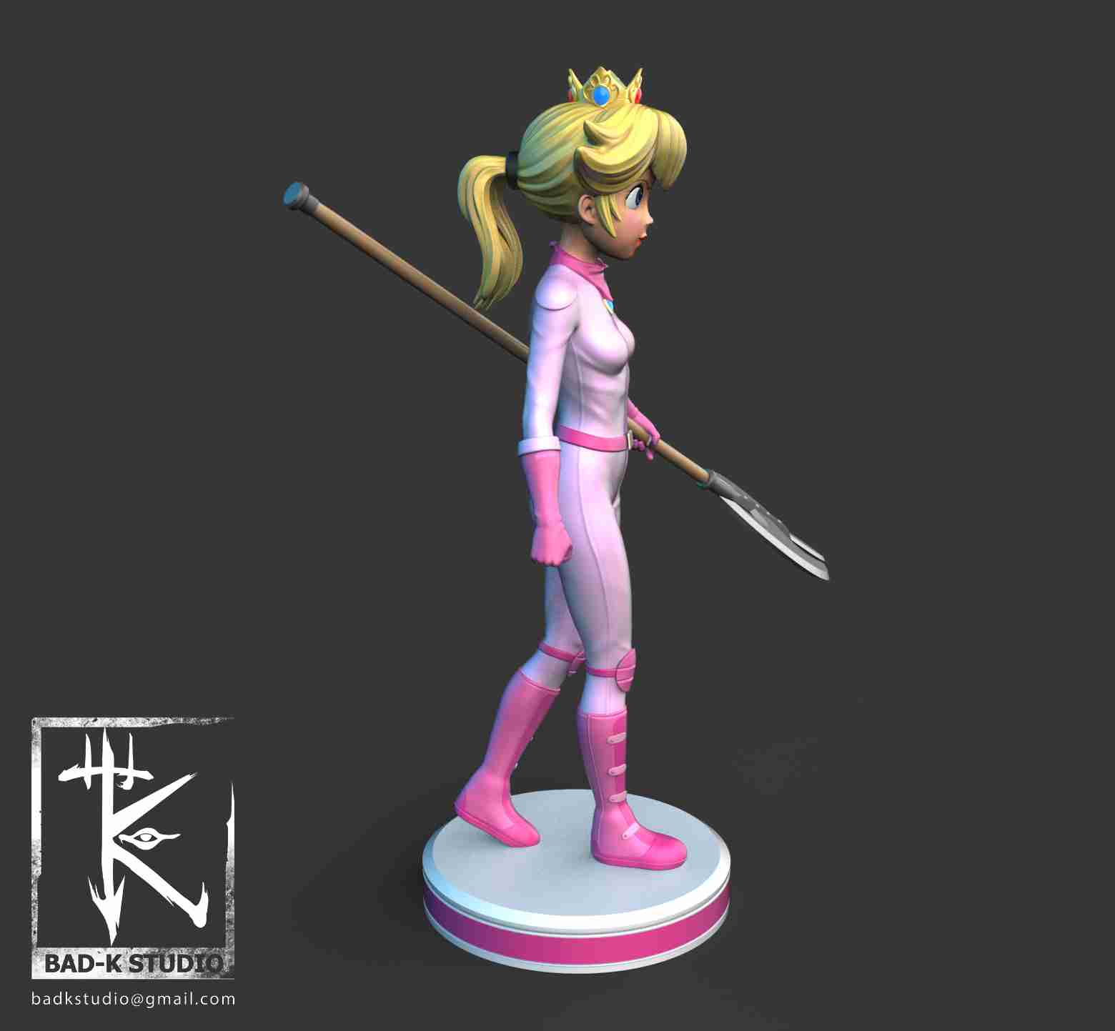 PRINCESS PEACH SUPER MARIO BROS 3D PRINTING MODEL | 3D models download | Creality Cloud