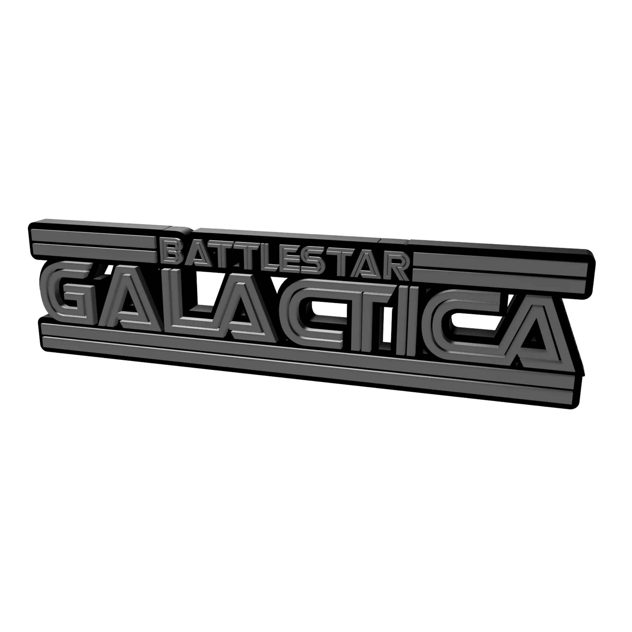 Battlestar Galactica - 3D Multicolor Sign/Logo