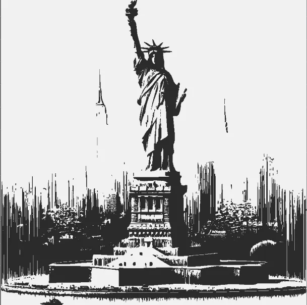 Statue of Liberty Lamp With Easy Solution To Change Front !