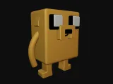 Jake Minecraft Adventure Time-2