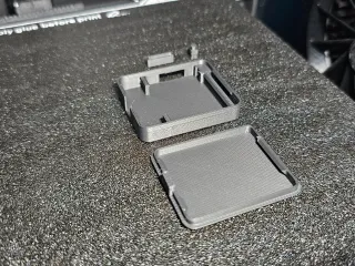 Tiny "ESP8266 D1 mini" case with button