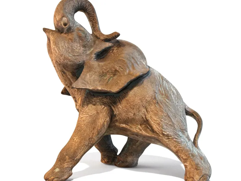 Decorative elephant statue