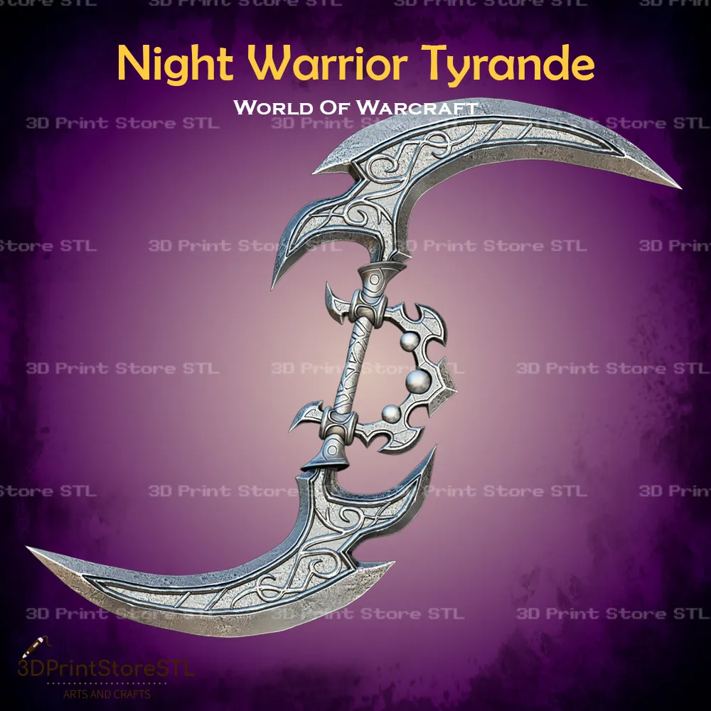 Night Warrior Tyrande Weapon From World Of Warcraft
