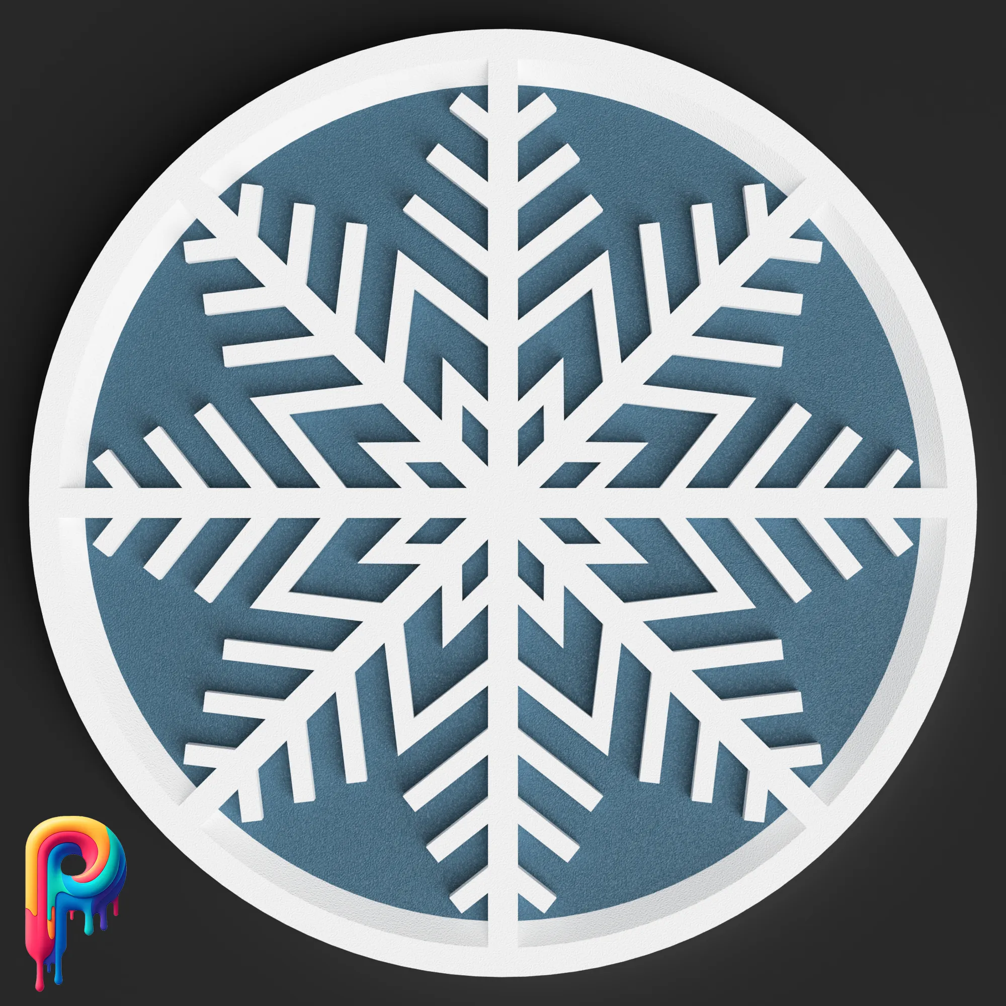 Snowflake Coasters by Polymeria