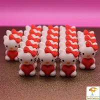 Heart Kitty Multicolor Keychain-0