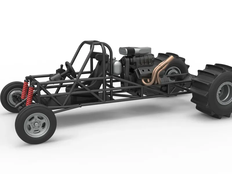 Dirt Dragster Base Scale 1:25