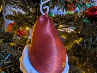 Santa hat ornament (hollow)
