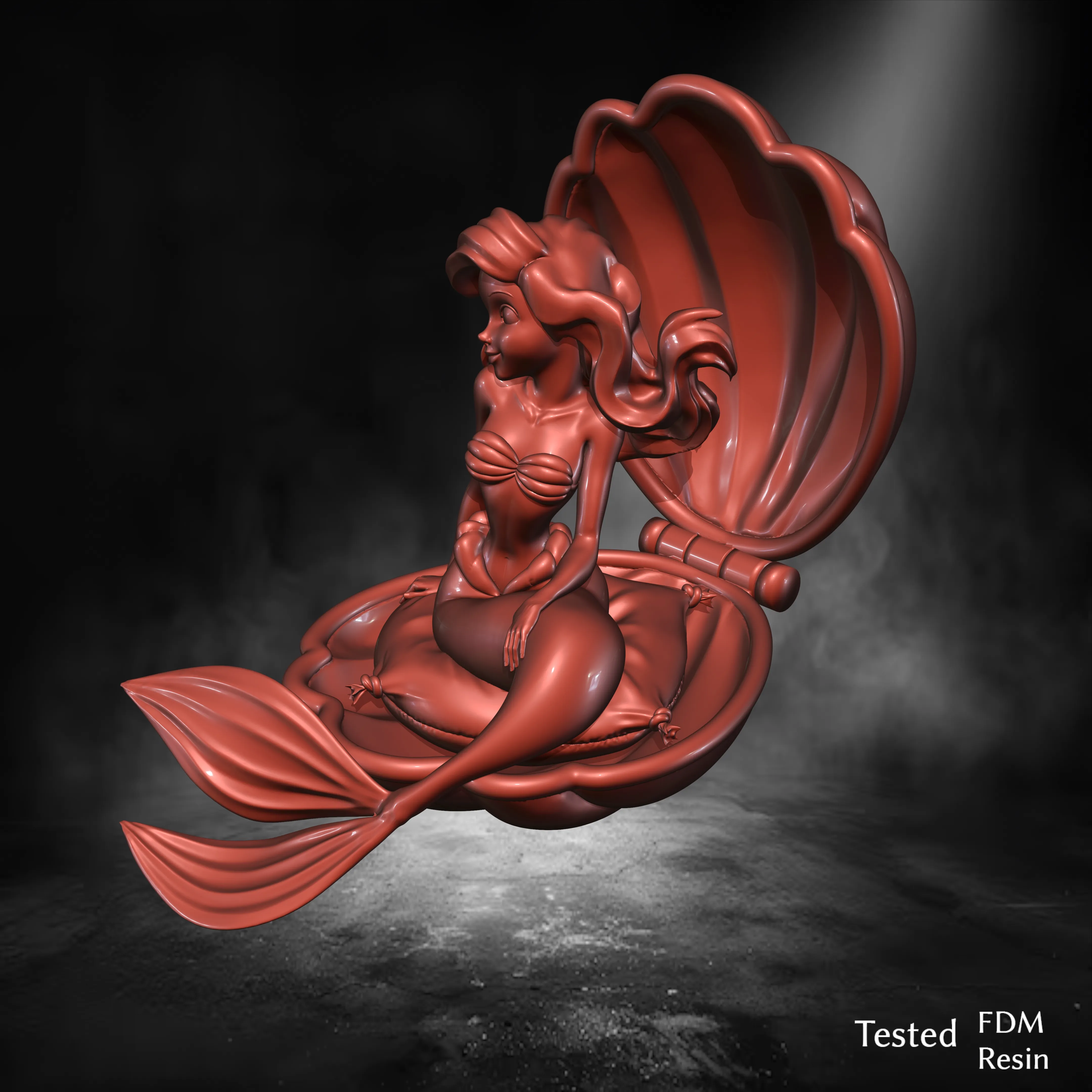 Little Mermaid Ariel – Fan Art STL 🧜‍♀️🌊