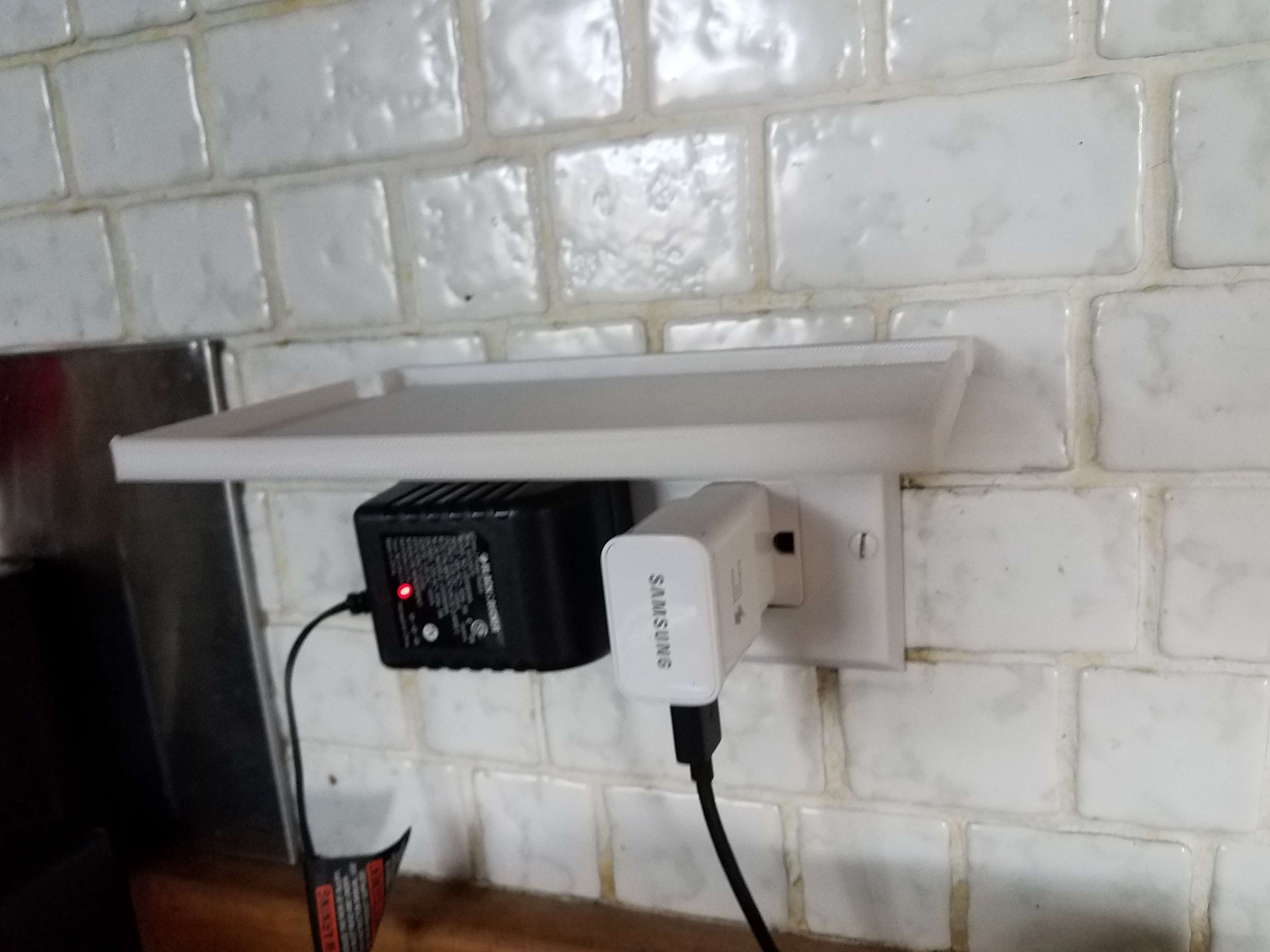 Electrical Outlet Faceplate with Shelf | 3D models download | Creality ...