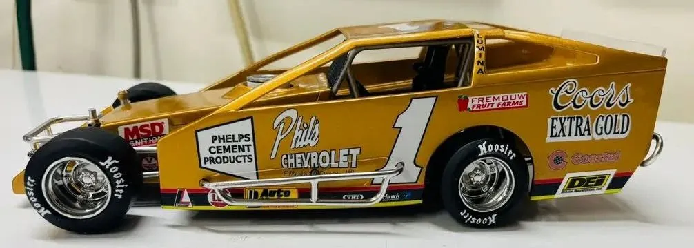 Vintage Asphalt Modified stock car V4 Scale 1:25-1