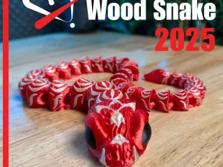 Articulated Wood Snake 2025