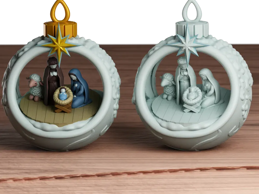 Christmas Bubble Nativity