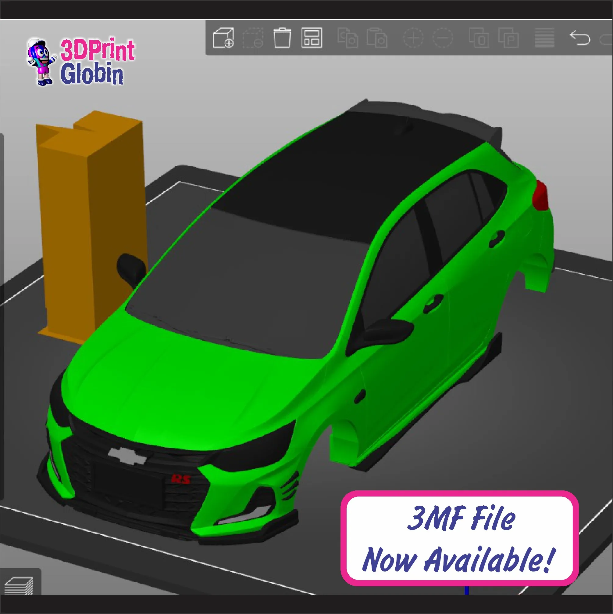Chevrolet Onix RS Neon - Incluye Soporte de pared