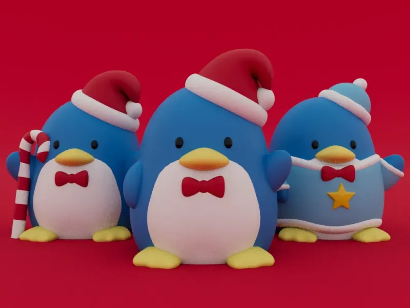 Christmas Special Cute Tuxedo Sam Collection