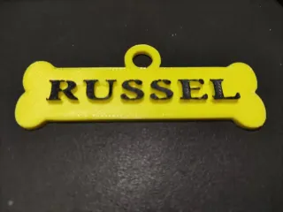 Russel dog tag