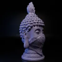 BUDDHA WITH HEADPHONES -INCLUDES THE BUDDHA WITHOUT HEADPHON-1