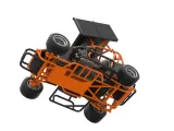 Pavement Winged 600 Micro sprint car Scale 1:25-1