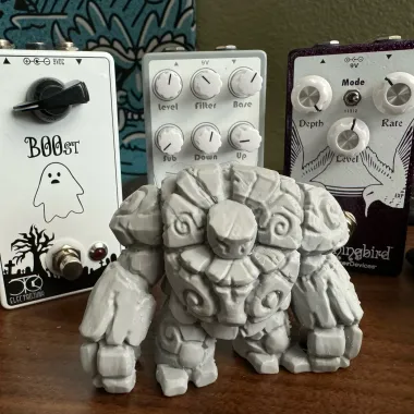 Stone Golem - Construct - PRESUPPORTED - D&D 32mm-0