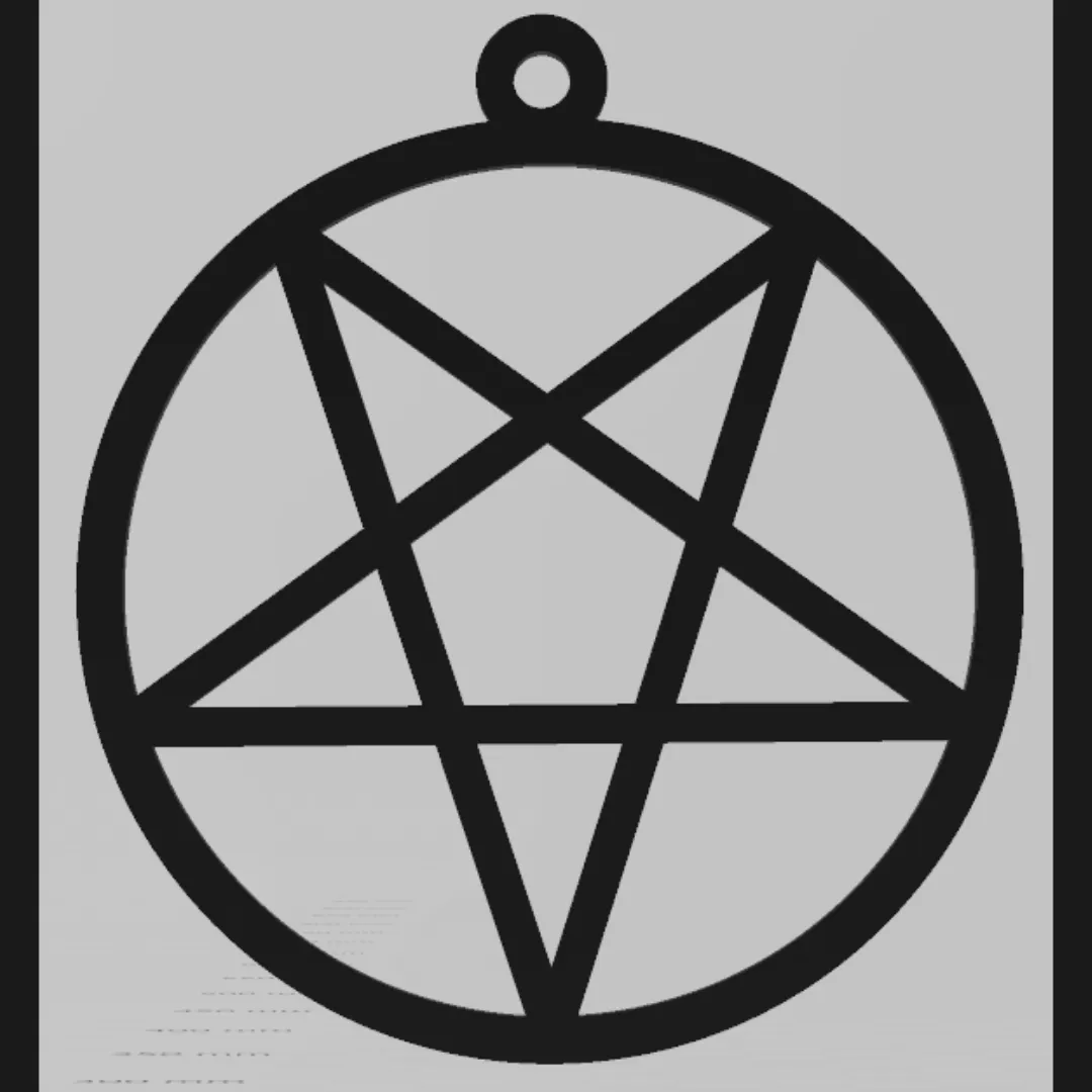 Spellbinding Pentagram Earrings - Gothic Elegance