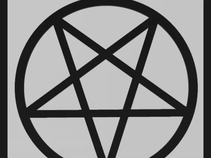 Spellbinding Pentagram Earrings - Gothic Elegance