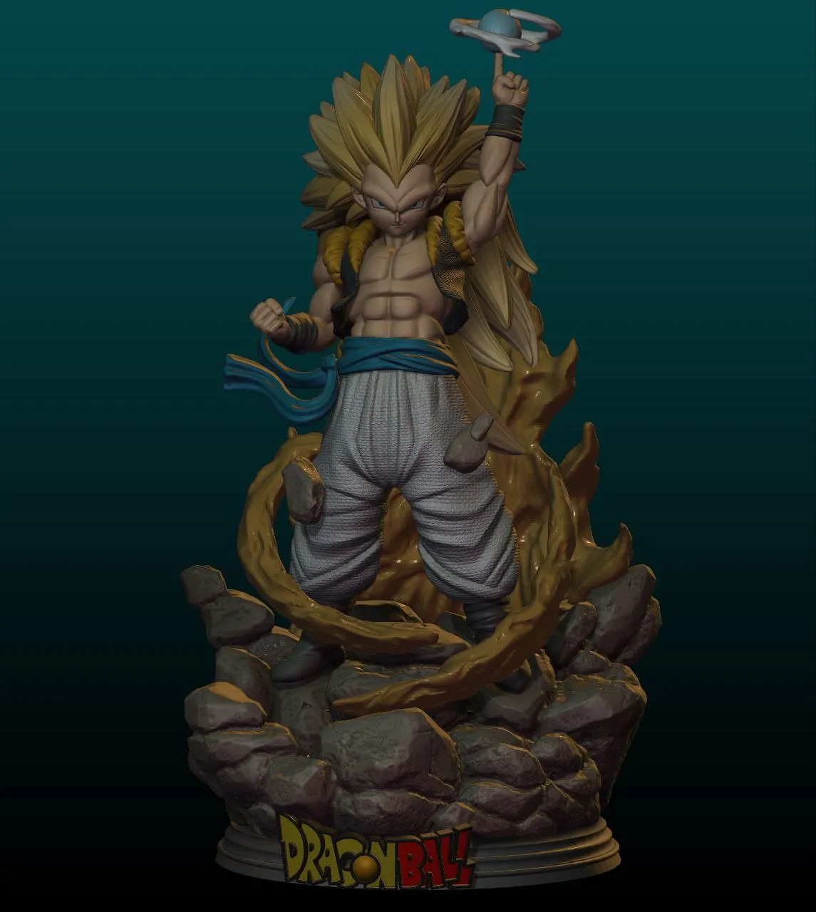 GOTENKS - DRAGON BALL Z - MODÈLE D'IMPRESSION 3D