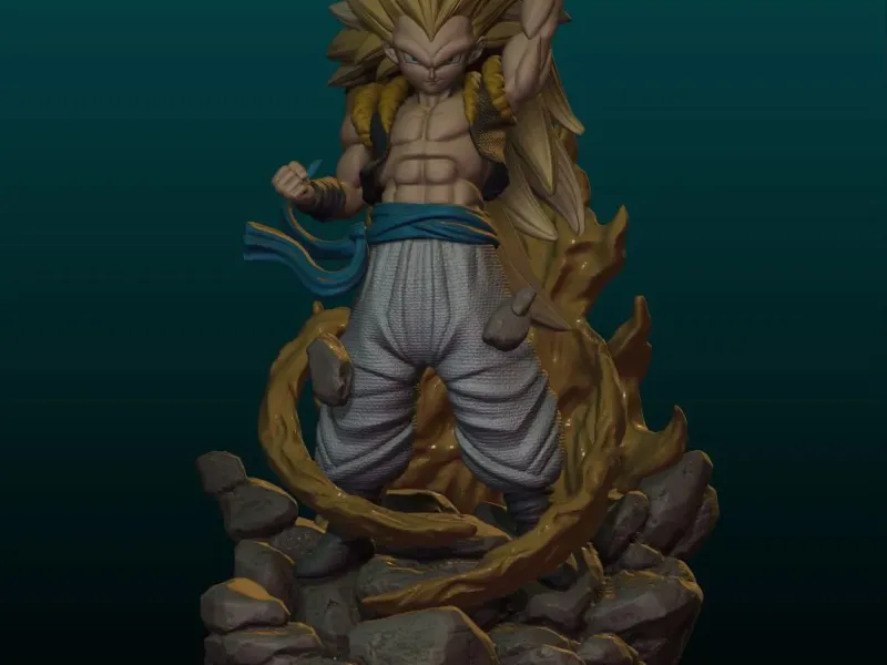 GOTENKS - DRAGON BALL Z - 3D DRUCK MODELL