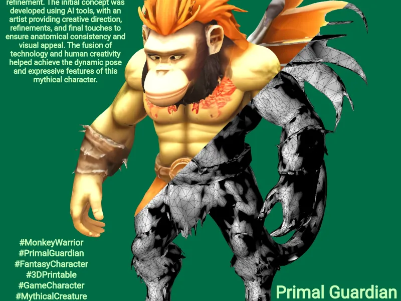 Primal Guardian - Mythical Monkey Warrior