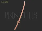 Yuta okkotsu Katana - Jujutsu Kaisen 3d print model-4