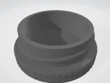 Golf club holder with cap-1