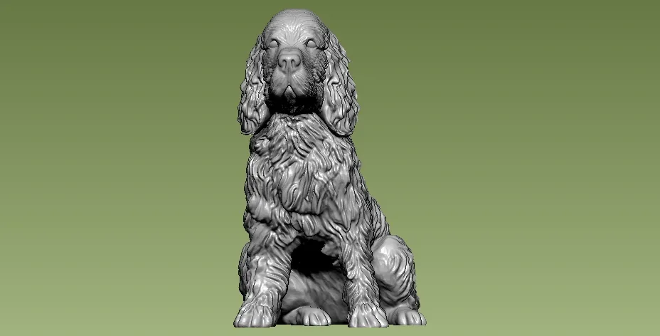 Yorkshire Terrier Dog - statue - 3D print