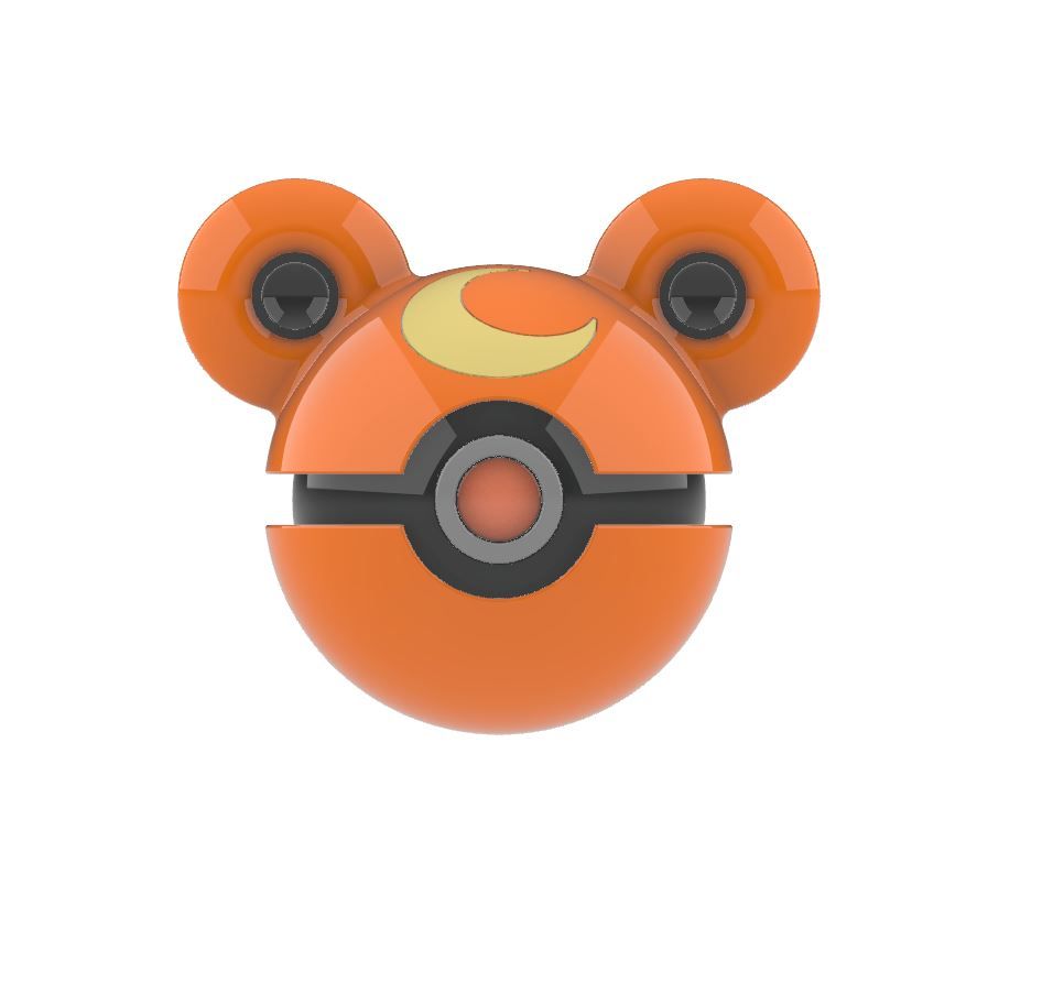 Pokeball 216 Teddiursa | 3D models download | Creality Cloud