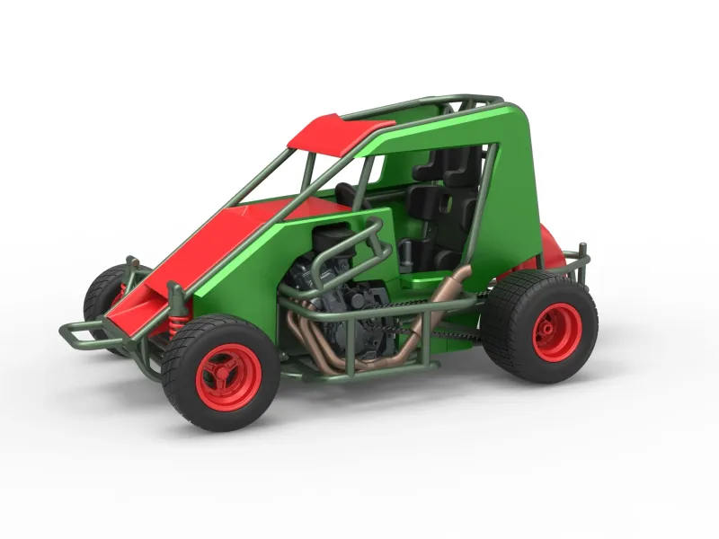 600 Micro sprint car Scale 1:25