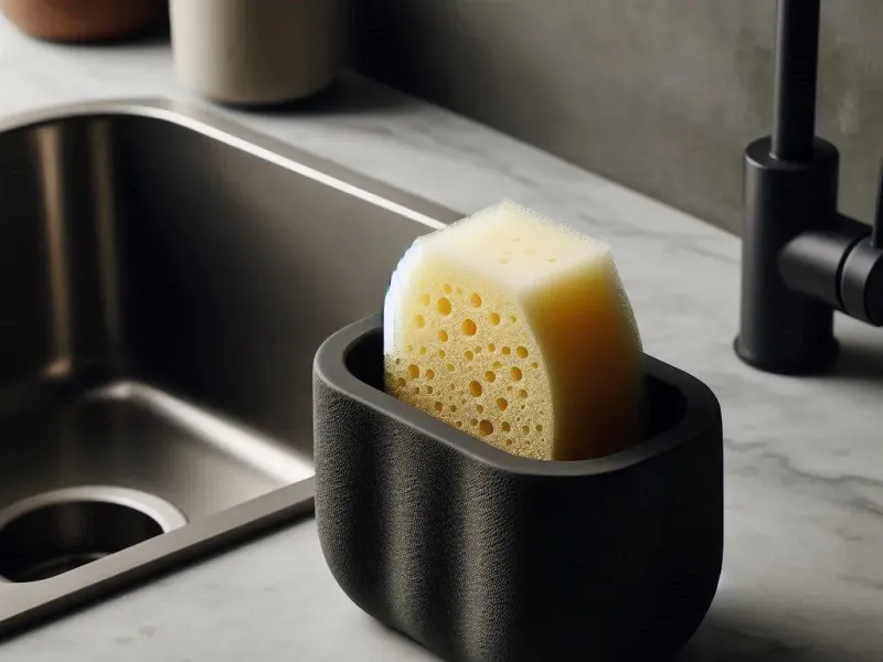 Porte-Éponge "Fuzzy" – Un Nouveau Souffle pour les Indispensables de la Cuisine