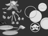 Shadow the Hedgehog with Chaos Emerald-5