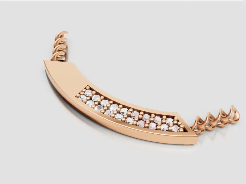 Smart Diamond Rope chain Pendant