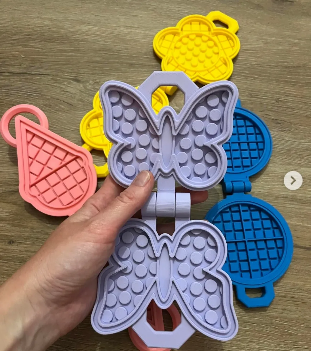 PRINT IN PLACE - GAUFRIER - PAPILLON - POUR LE JEU SENSORIEL