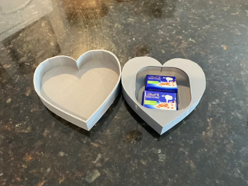Valentijnscadeaubox met deksel