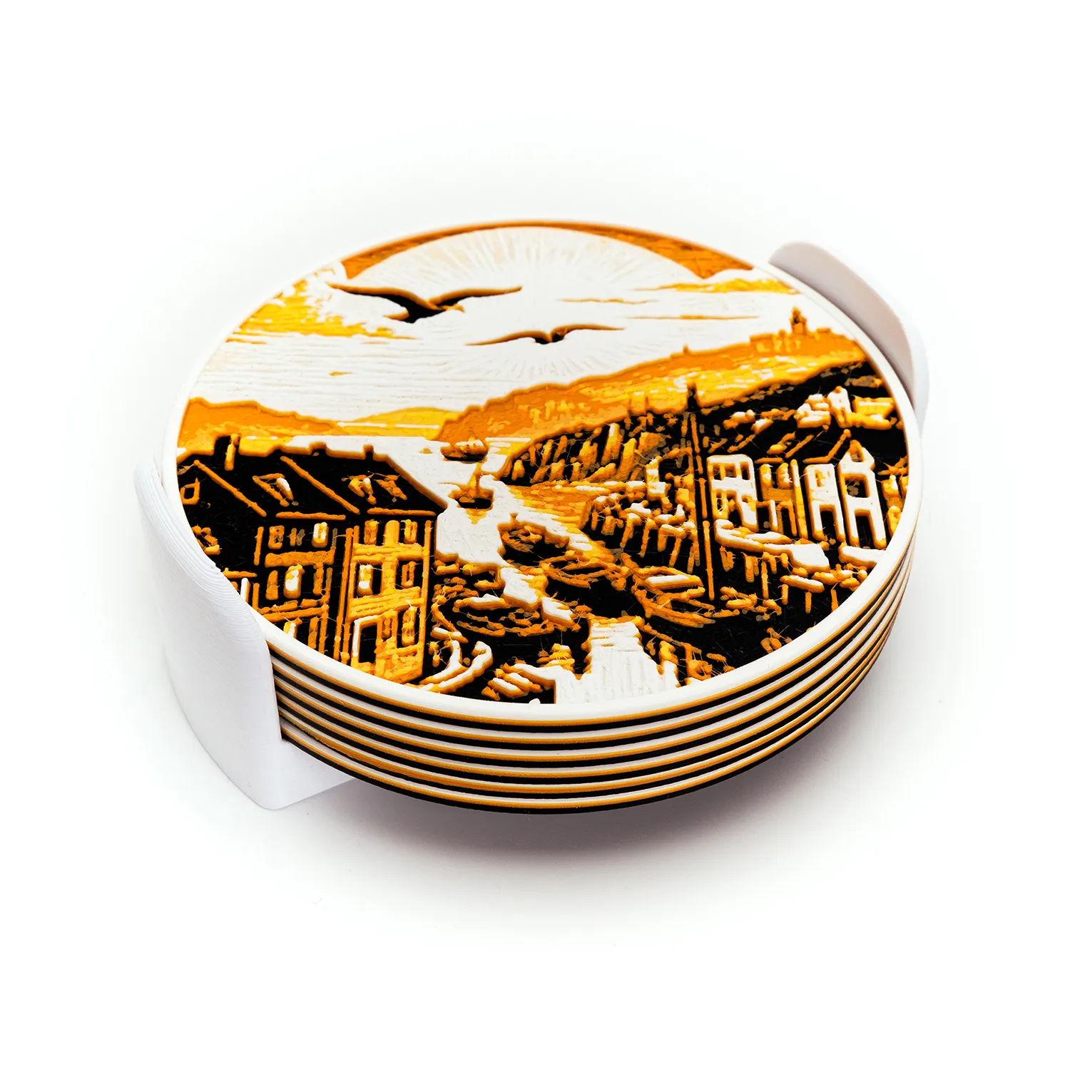 Coastal Village Coasters