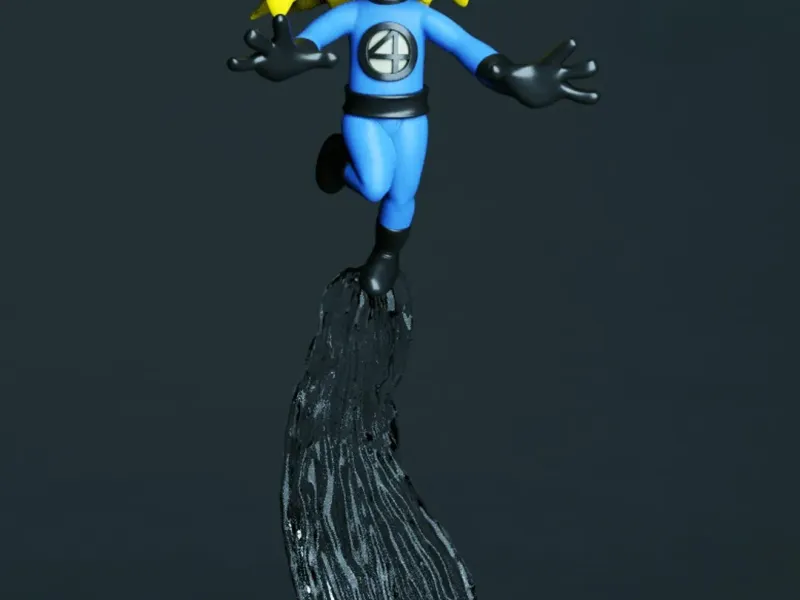 Chibi Superhero - Dynamic 3D Figure
