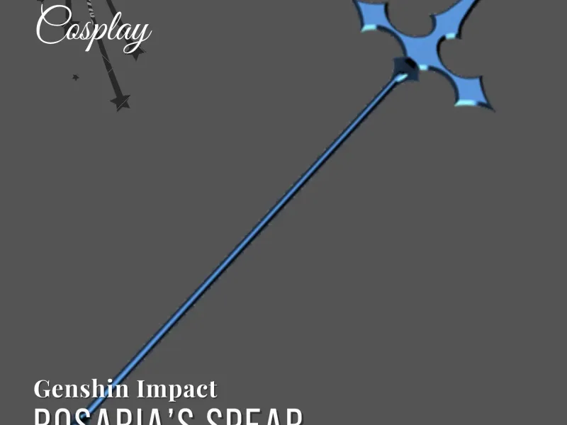 Rosaria Spear 3D Model Genshin Impact